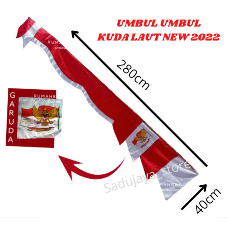 Jual Bendera Umbul Umbul Umbul Umbul Kuda Laut New Isi Pcs