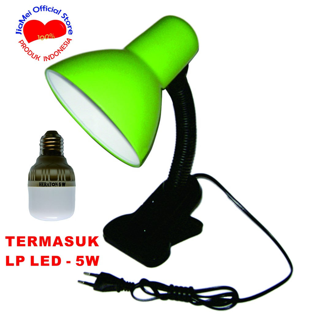 Jual LAMPU MEJA BELAJAR JEPIT LAMPU BACA LAMPU FLEXIBLE JM 108S