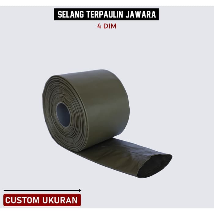 Jual Selang Terpal Semi Karet Custom Terpaulin Inch Shopee Indonesia