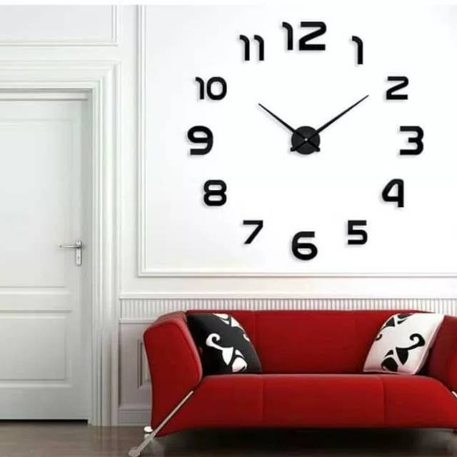 Jual Jam Dinding Super Besar Raksasa Giant Wall Clock Cm Dekorasi