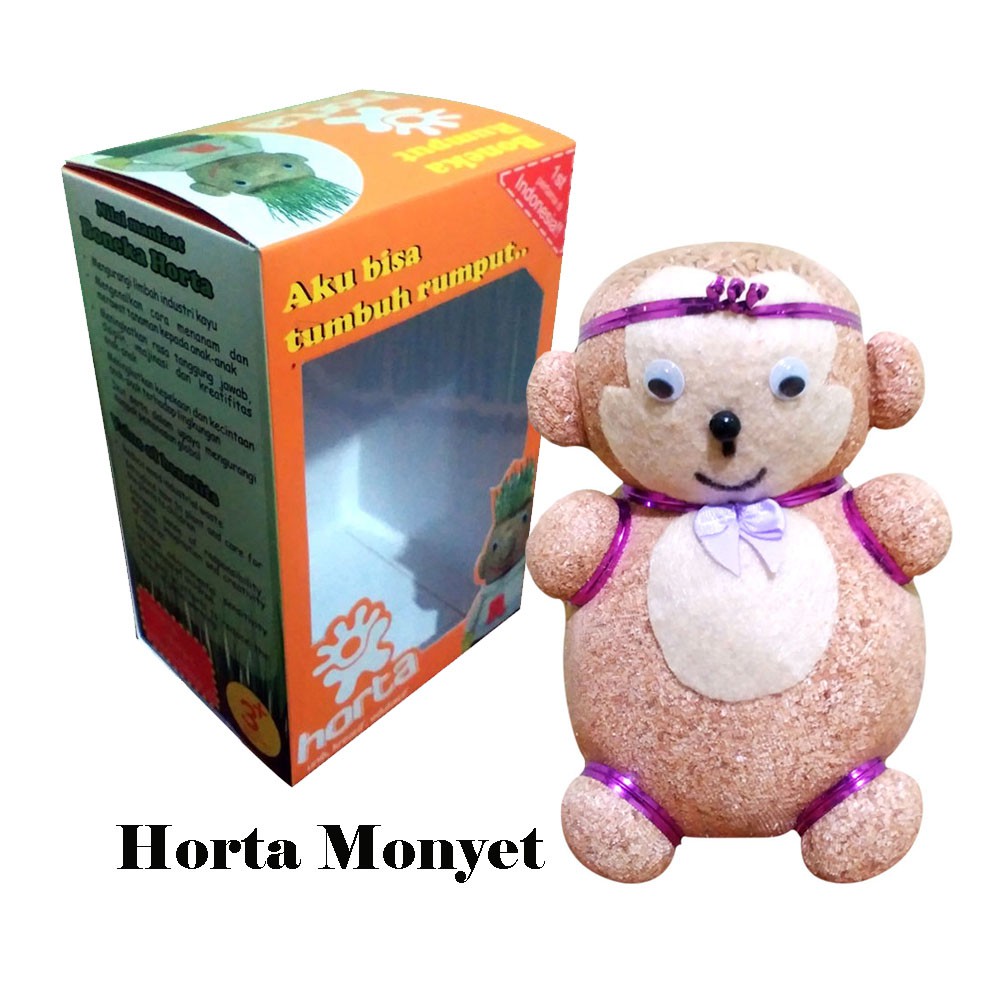 Jual Mainan Edukasi Boneka Rumput Horta Bentuk Hewan Besar Souvenir