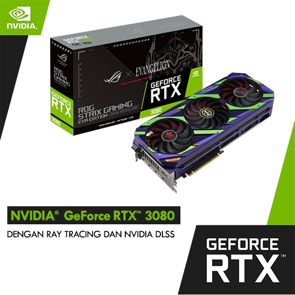 Jual ASUS ROG Strix GeForce RTX 3080 OC EVA Edition 12GB GDDR6X