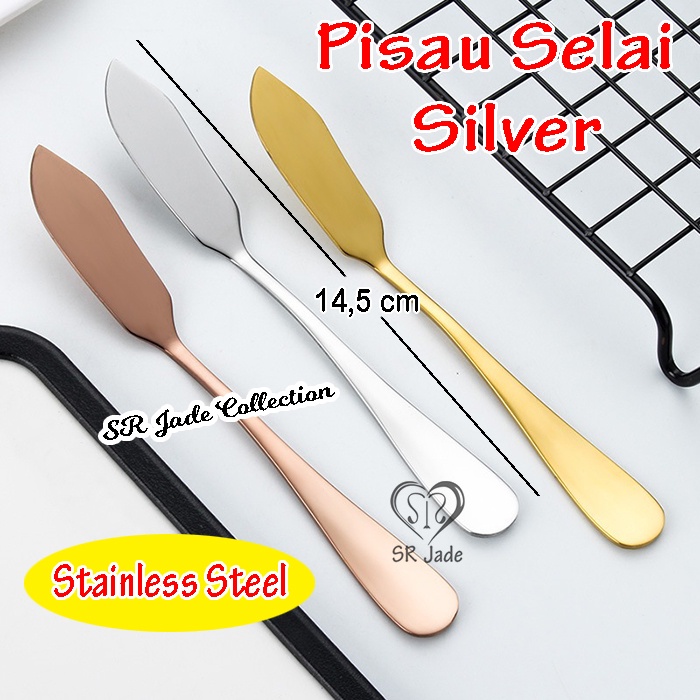 Jual Pisau Selai Pisau Oles Mentega Pisau Butter Knife Stainless Steel