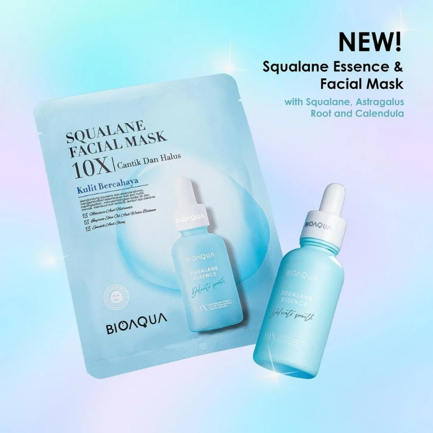 Jual Squalane Essence Facial Mask Bioaqua Shopee Indonesia