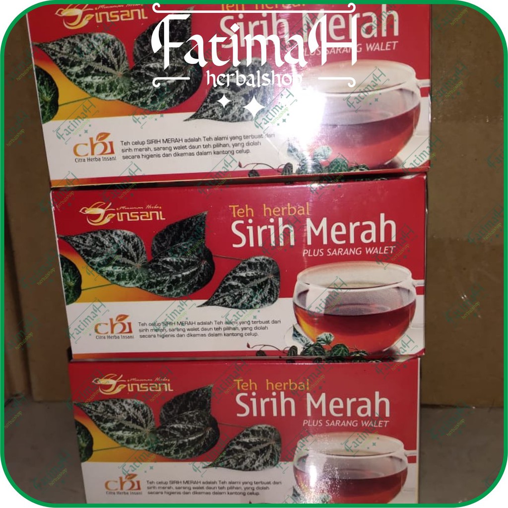 Jual Teh Sirih Merah Plus Sarang Walet Herbal Meningkatkan Daya Tahan