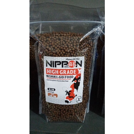 Jual Pakan Ikan Koi Import Nippon Koi Food Giant Bone Repack Kg