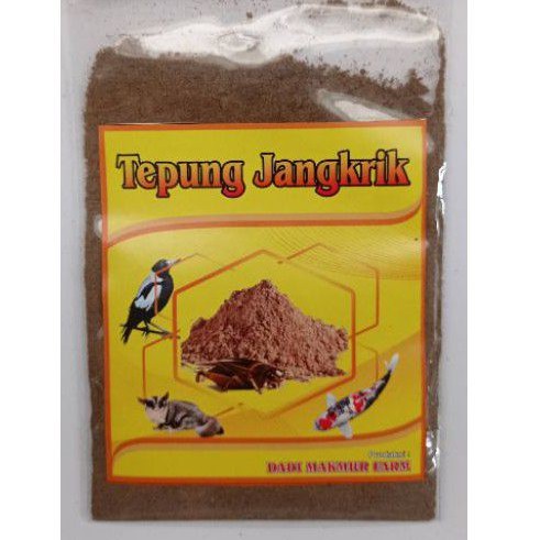 Jual G Tepung Jangkrik Murni Pakan Sugar Gilder Landak Mini