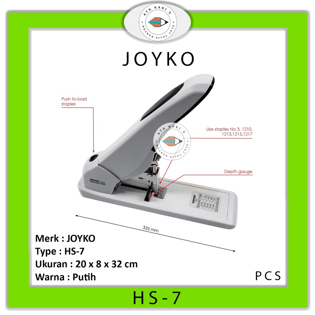 Jual Joyko Heavy Duty Stapler Hs Pcs Shopee Indonesia