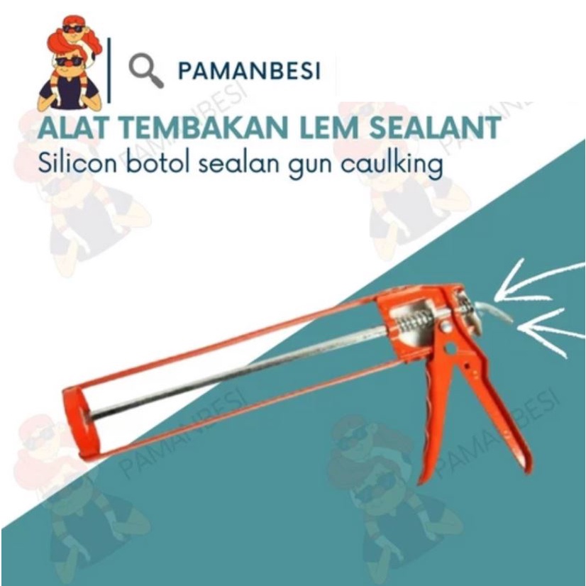 Jual Alat Tembakan Lem Sealant Silicon Botol Sealan Gun Caulking