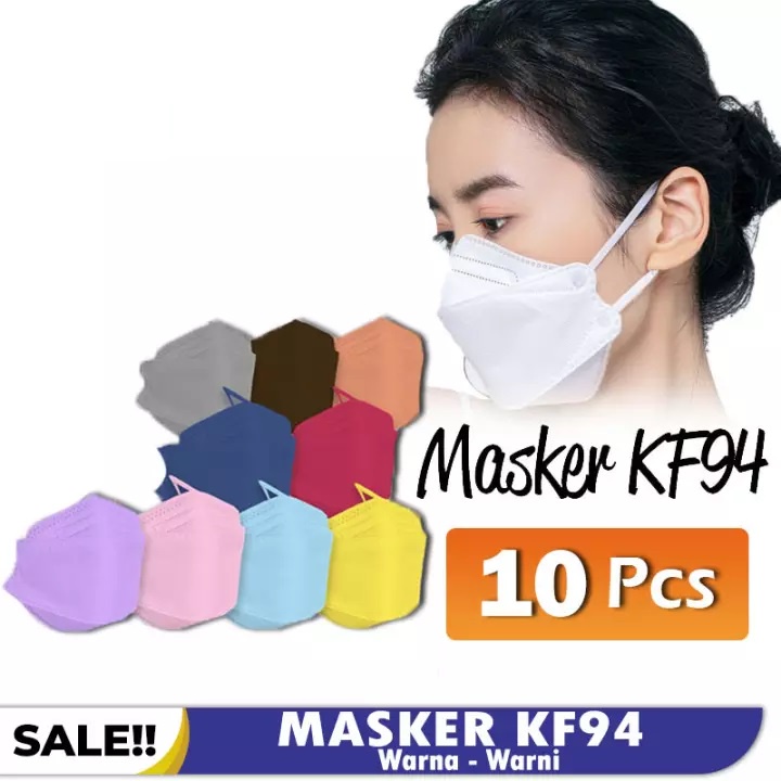 Jual Masker Kf Ply Ply Korea Isi Pcs Warna Warni Earloop