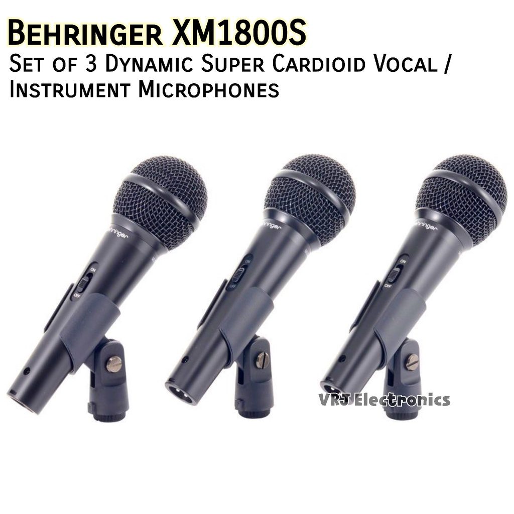 Jual Microphone Behringer Xm S Dynamic Vocal Instrument Pack Xm