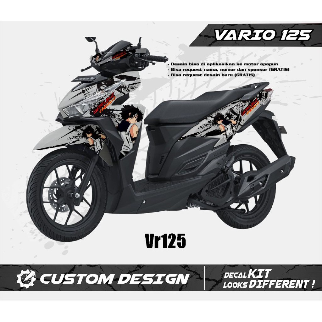 Jual STICKER DECAL MOTOR VARIO 125 SASUKE FULL BODY PREMIUM QUALITY