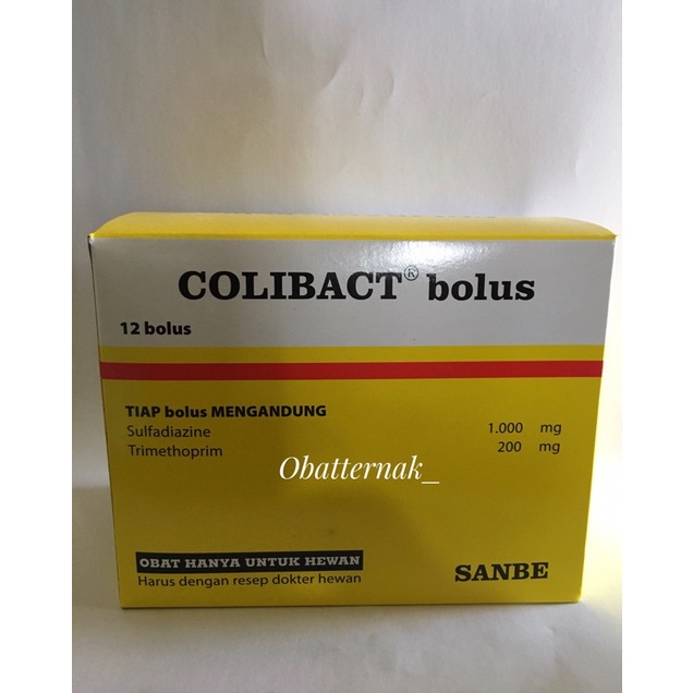 Jual Colibact Bolus Obat Diare Dan Pernafasan Ternak Sapi Kambing Domba