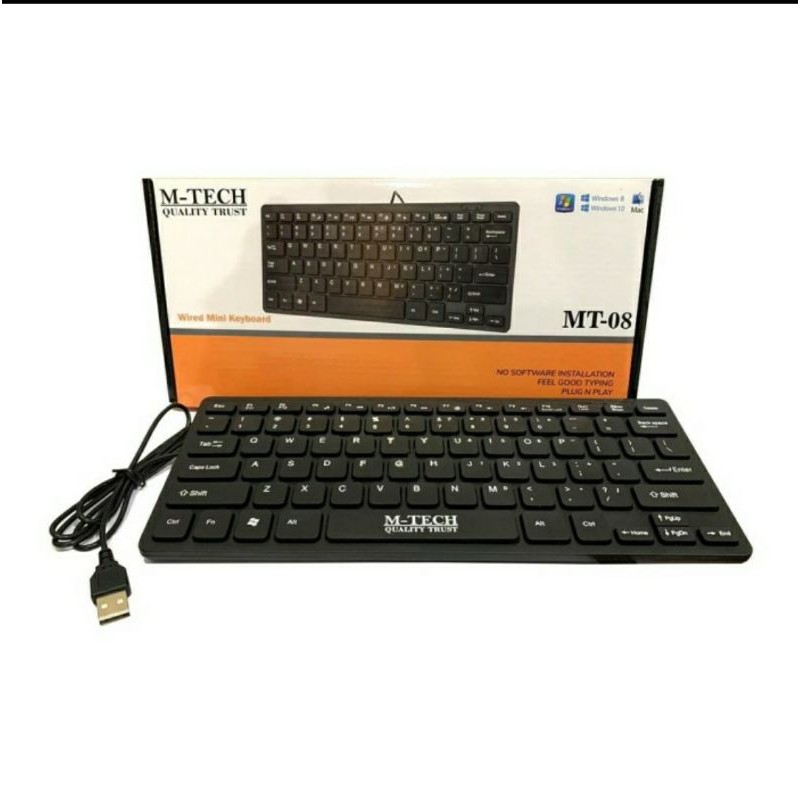 Jual Keyboard Mini M Tech Mt With Fn Button Shopee Indonesia