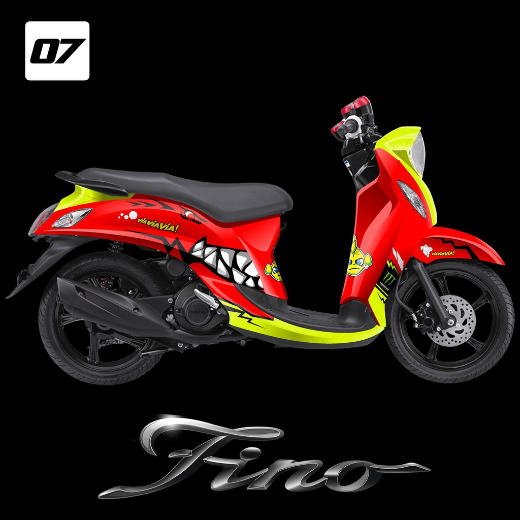 Jual Decal Sticker Motor Yamaha Fino Fi Fullbody Plus Dasbor Jr