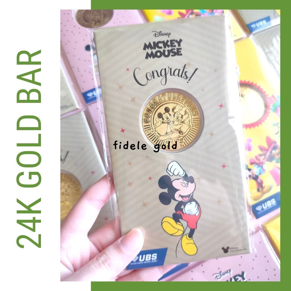 Jual Angpao Mickey Mouse Gram Disney Congratulations Ubs Toko