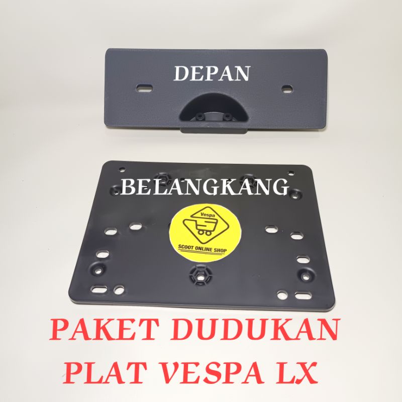 Jual Dudukan Plat Nomor Vespa LX 2V 3V Depan Belakang Shopee Indonesia