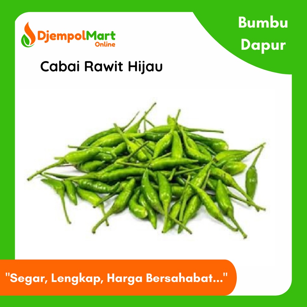 Jual Cabai Rawit Hijau Segar Gram Cabe Rawit Ijo Shopee Indonesia