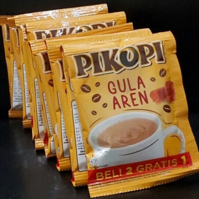 Jual PROMO Pikopi Gula Aren Kopi Kapal Api 1 Renteng Isi 15 Sachet