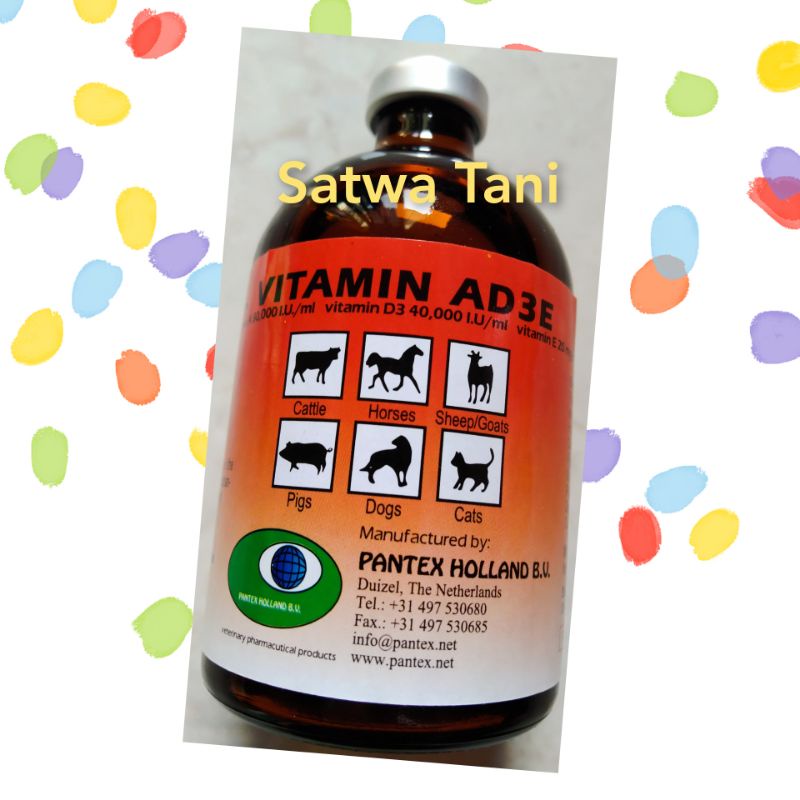 Jual Vitamin AD3E Vitamin Kualitas Vitol Pantex Holland Shopee