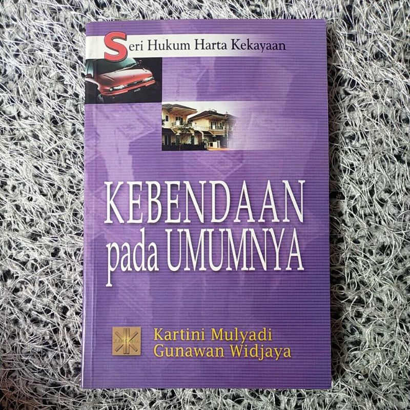 Jual Buku Seri Hukum Harta Kekayaan Kebendaan Pada Umumnya Shopee