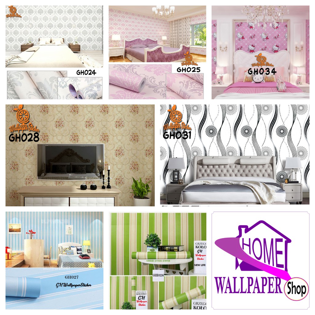 Jual Wallpaper Dinding Motif Dan Karakter Wallstiker Premium Quality