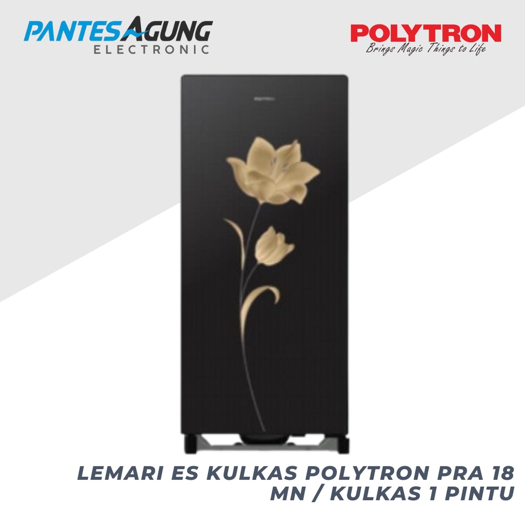 Jual LEMARI ES KULKAS POLYTRON PRA 18 MN KULKAS 1 PINTU POLYTRON