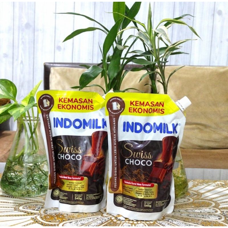 Jual INDOMILK Krimer Kental Manis Swiss Choco Pouch 545 G Shopee