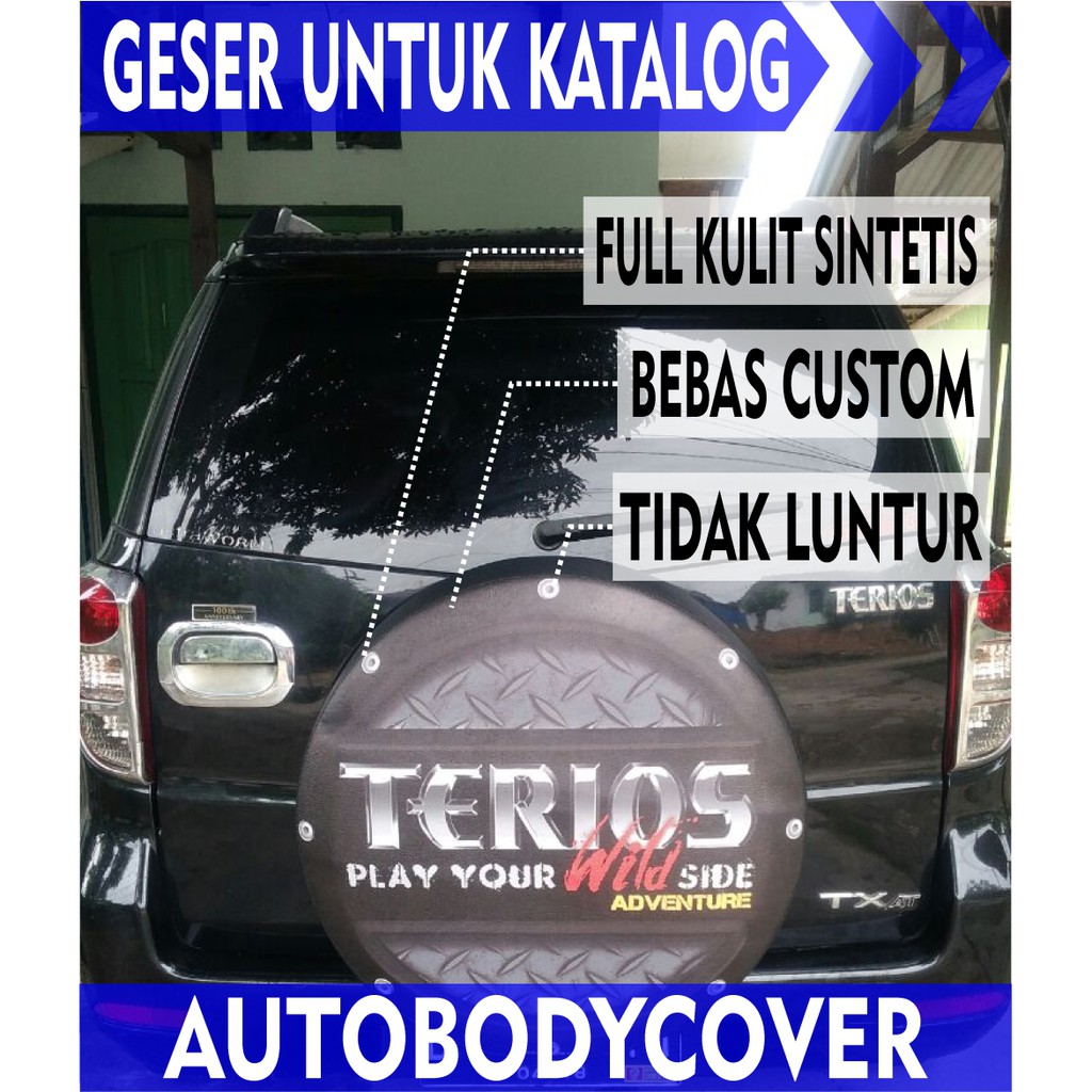 Jual Pusat Cover Ban Serep Sarung Ban Serep Kulit Sintetis Terios Rush