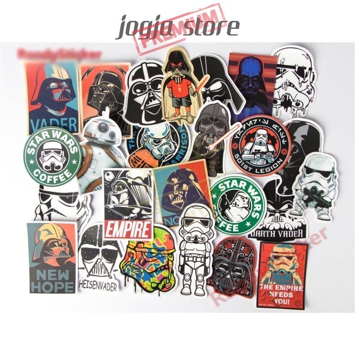 Jual Stiker Karakter Star War Wall Sticker Tempel Model Star Wars