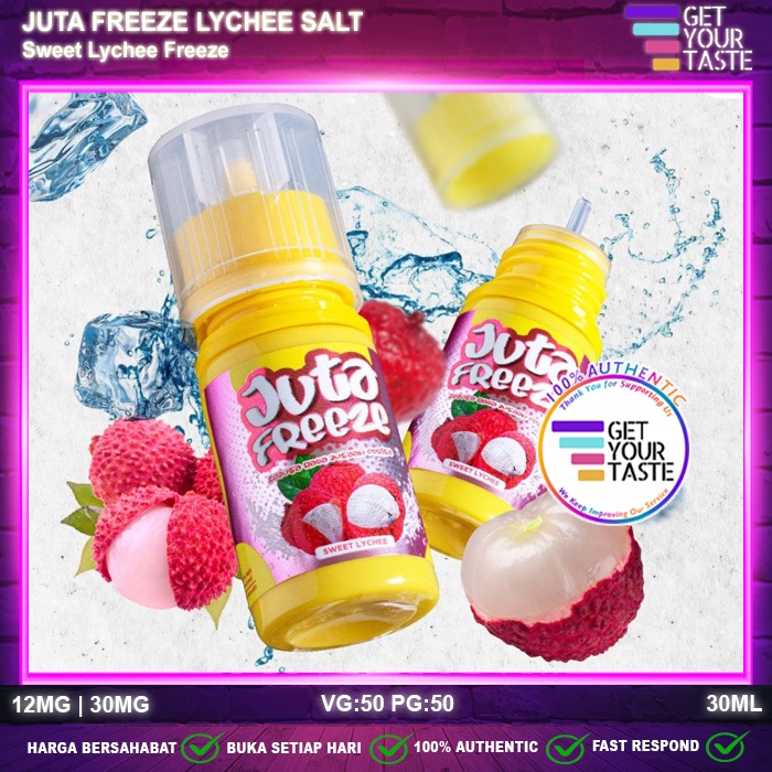 Jual Liquid Juta Freeze Sweet Lychee Salt Nic 30ML Juice By RSR Brew X