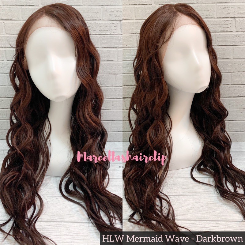 Jual HALF LACE WIG AKEMI HLW MERMAID WAVE 70cm Shopee Indonesia