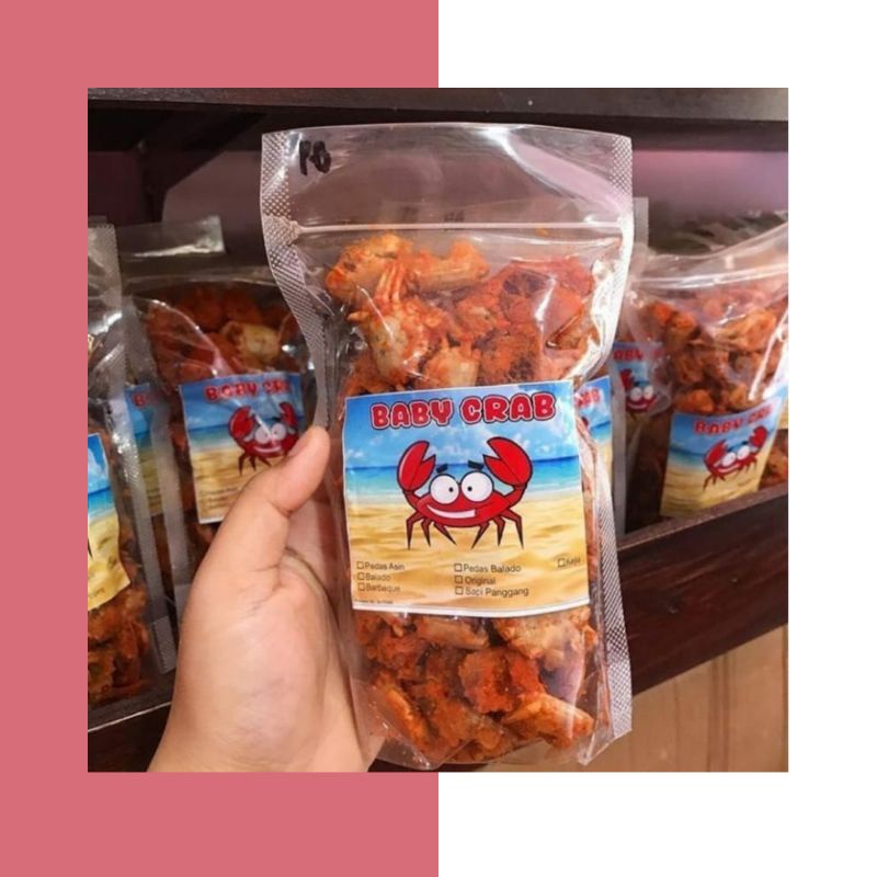 Jual BABY CRAB CRISPY 50GR BABY RAJUNGAN KEPITING KRIUK CAMILAN