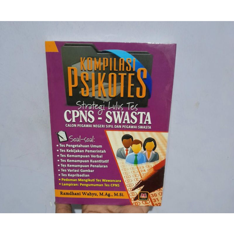 Jual Kompilasi Psikotes Strategi Lulus Tes CPNS Dan Pegawai Swasta Buku