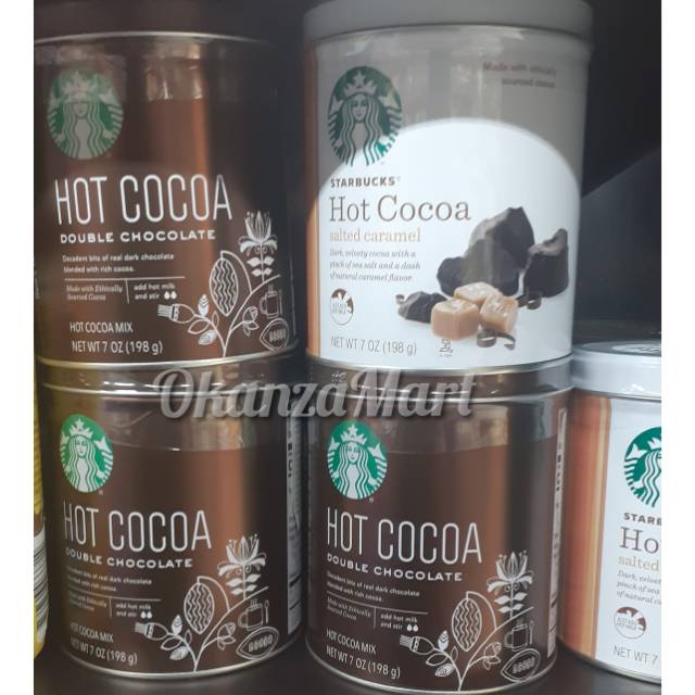 Jual Starbucks Hot Cocoa Double Choco 198gr Shopee Indonesia