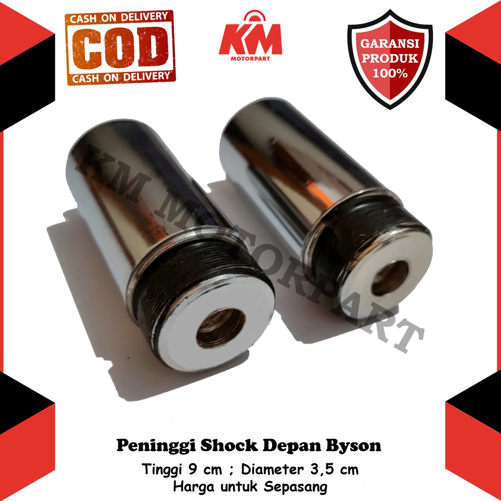 Jual Peninggi Shock Depan Byson Bahan Besi Padat Sambungan Shock Atas