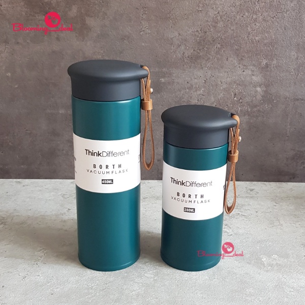 Jual Termos Think Different Tali Kulit Tumbler Kopi Premium Thermo