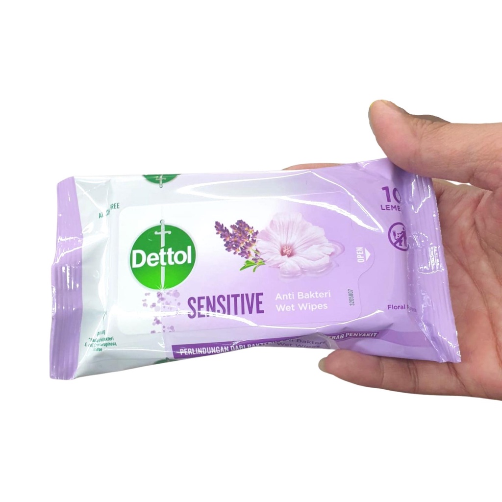 Jual Dettol Wet Wipes Sensitive Tisu Basah Isi Lembar Anti Bakteri