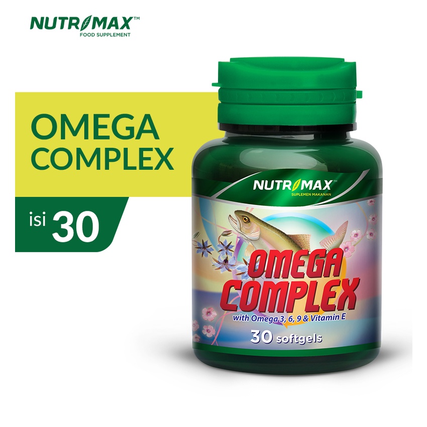 Jual Nutrimax Omega Complex Omega 3 6 9 Plus Vitamin E Minyak Ikan Fish