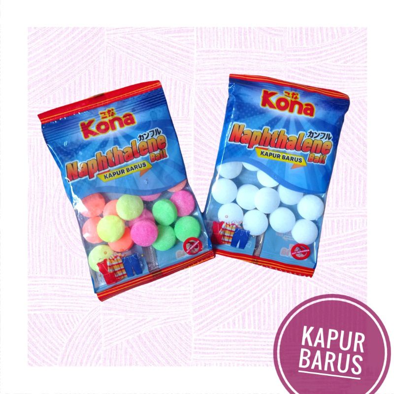 Jual Kamper Ball Kapur Barus Warna Kecil Sachet Kona Kapur Ajaib