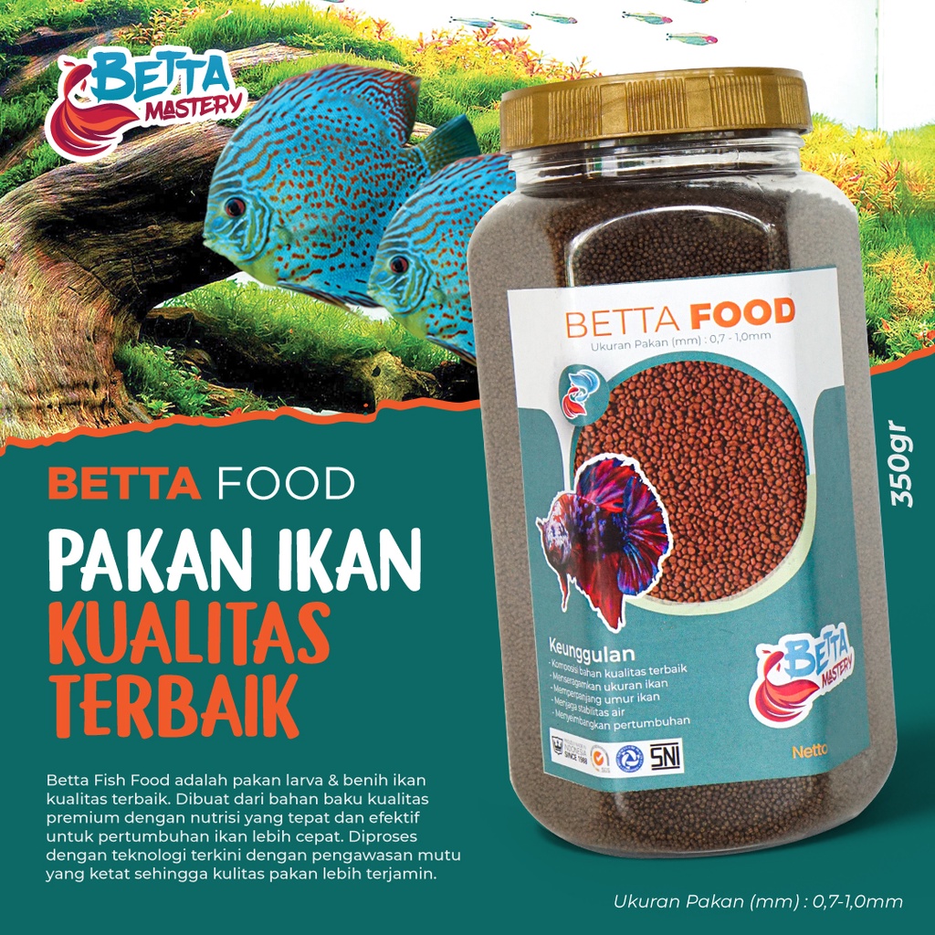 Jual BETTA FOOD PAKAN IKAN HIAS TROPIS IKAN HIAS CUPANG GUPPY MOLLY DAN