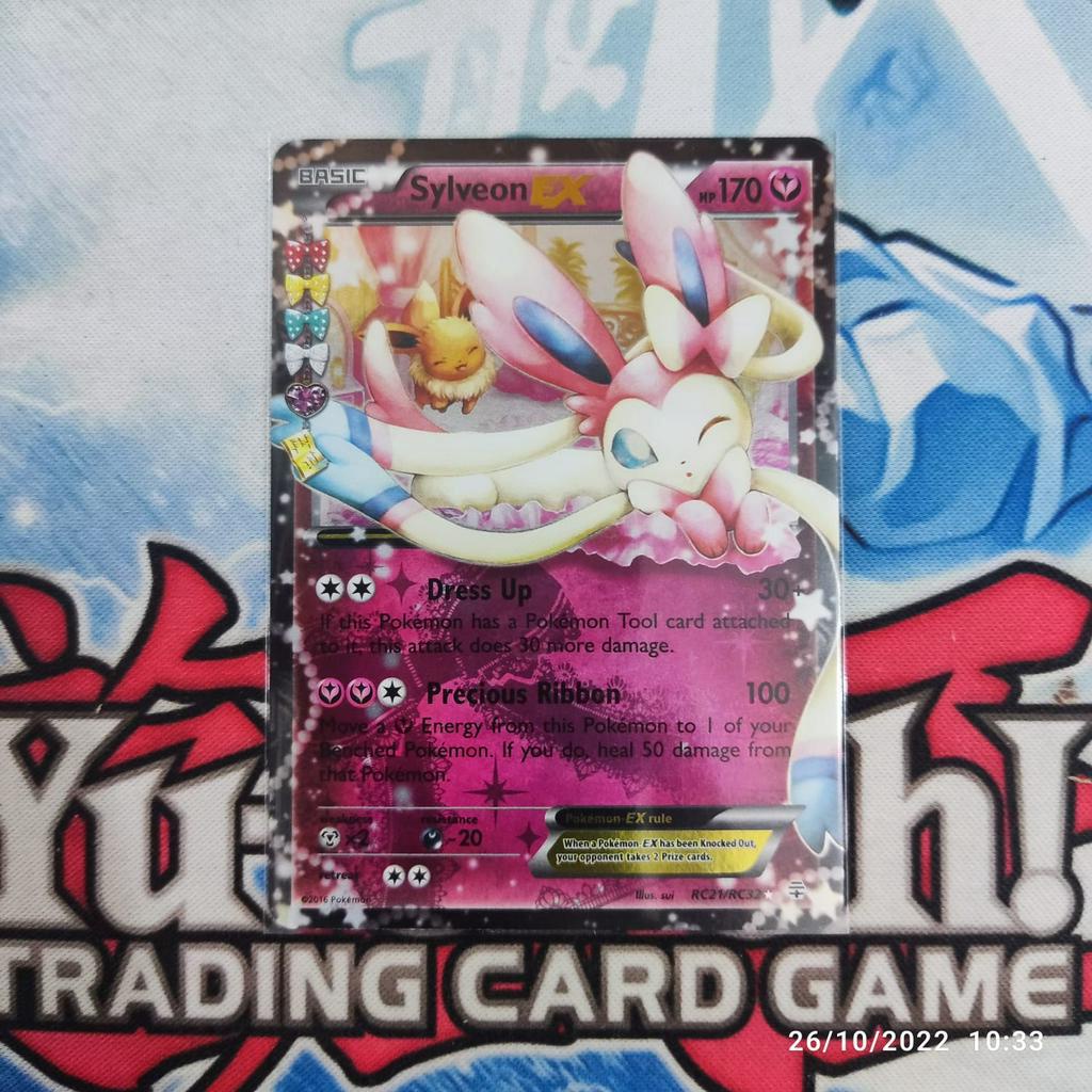 Jual Pokemon Sylveon Ex RC21 RC32 Ultra Rare Original Shopee Indonesia