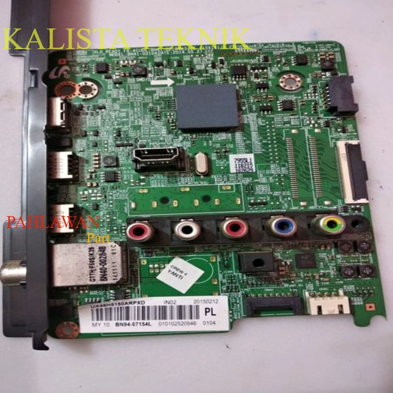 Jual Mb Mainboard Motherboard Mesin Tv Lled Samsung Ua H Ar