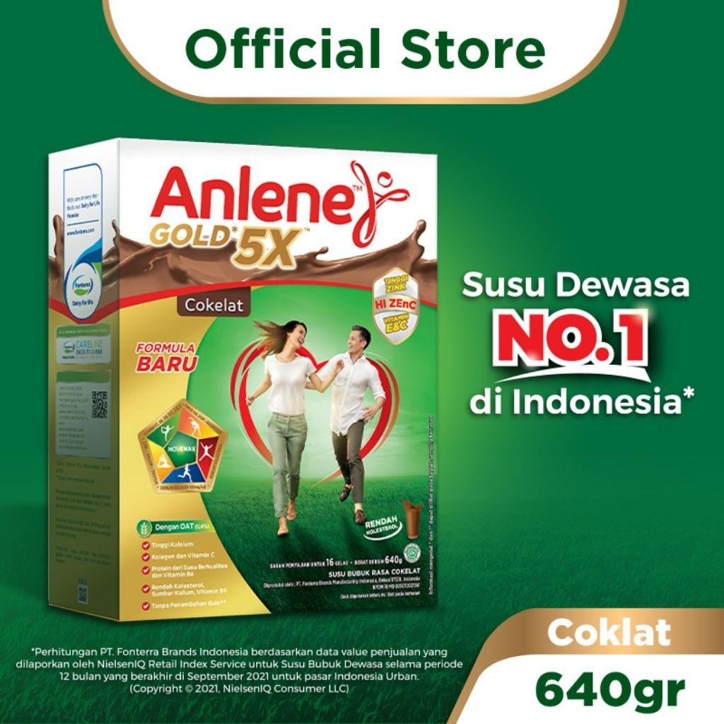 Jual Anlene Gold X Susu Bubuk Dewasa Cokelat G Nutrisi Tinggi