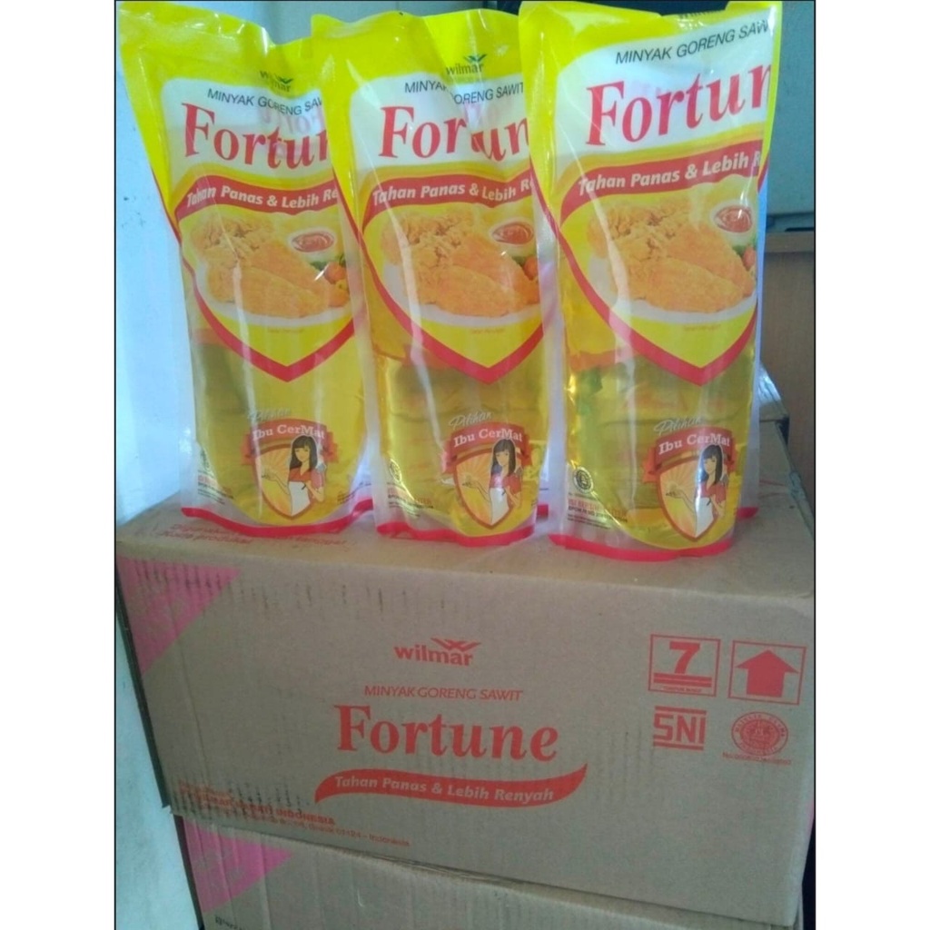 Jual 1 Dus Minyak Goreng Fortune Varian 1 LITER DAN 2 LITER Shopee