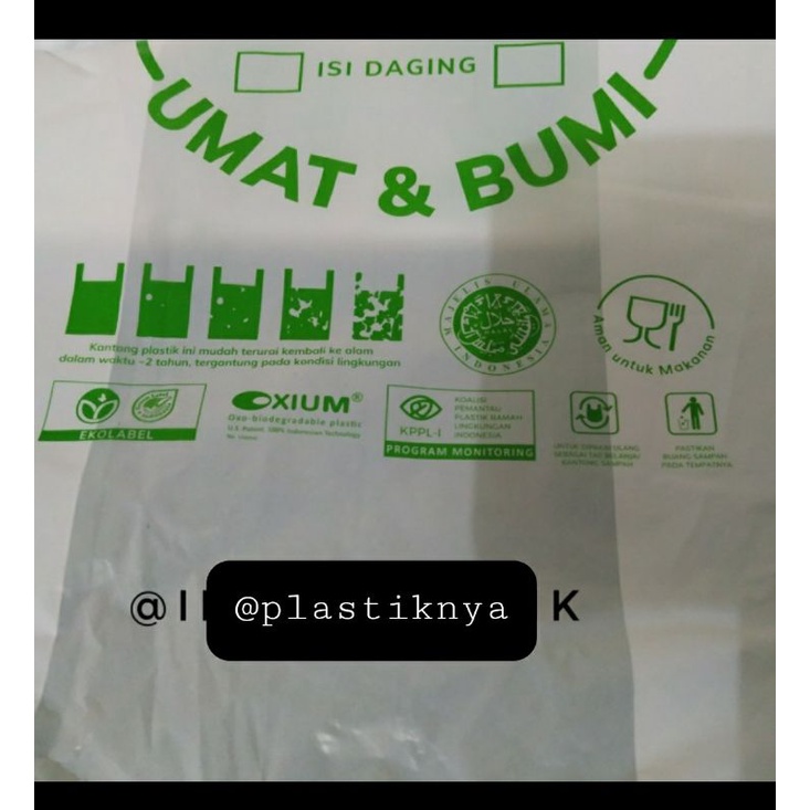 Jual Plastik Oxium Qurban Idul Adha Kresek Kurban Shopee Indonesia