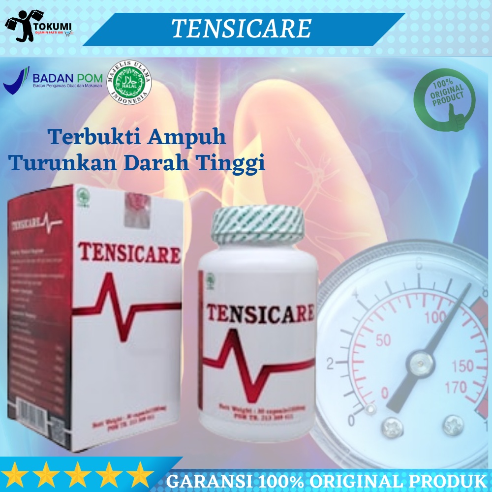 Jual Tensicare Obat Penurun Darah Tinggi Hipertensi Kolesterol Vitamin