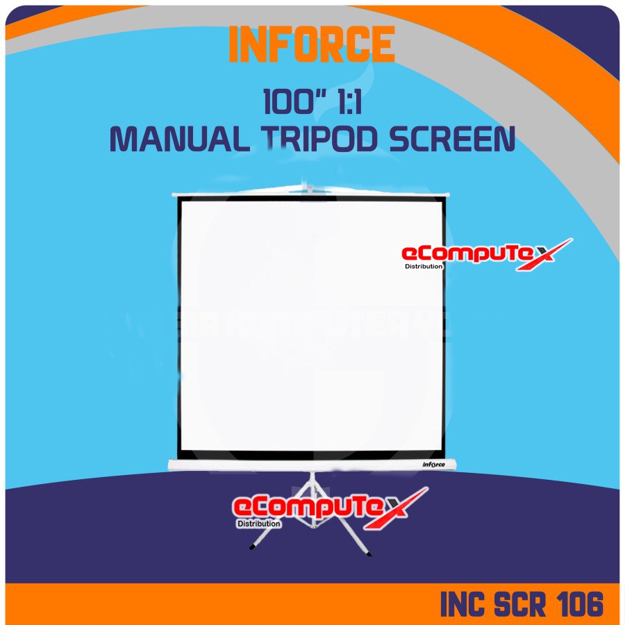 Jual Inforce Manual Tripod Screen Projector Layar Proyektor