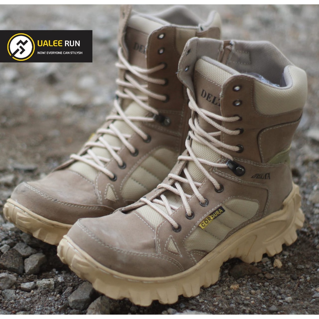 Jual Sepatu Safety Boots Delta Cordura Tinggi Inch Tactical Gunung