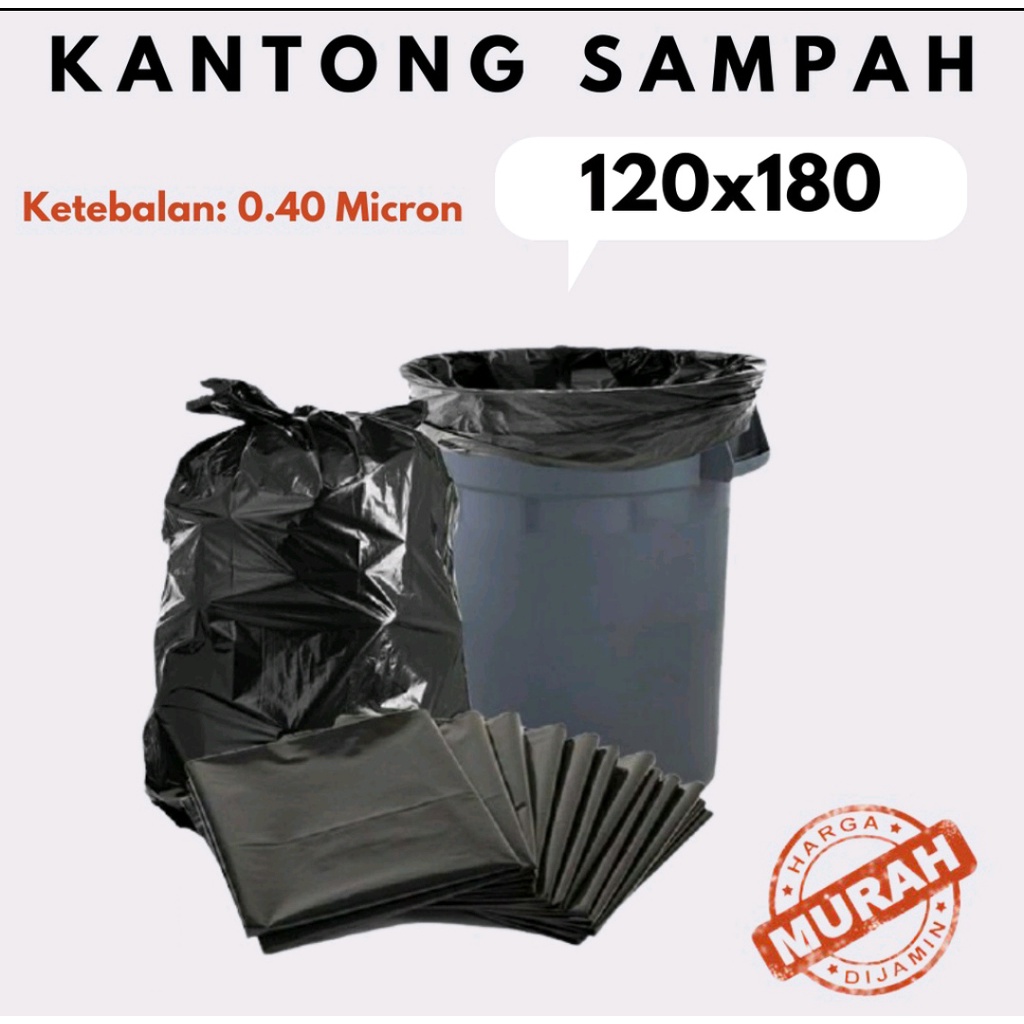 Jual Kantong Sampah Plastik Sampah Hitam X Isi Pcs Trash